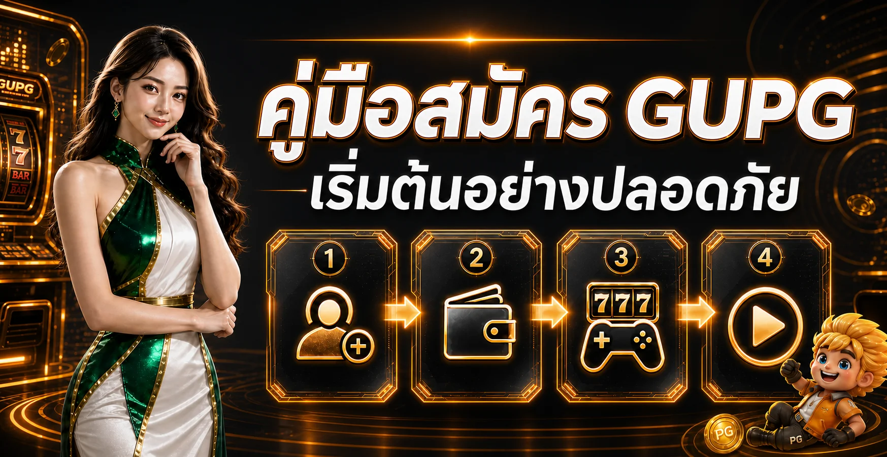 GUPG สมัครอย่างปลอดภัย คู่มือผู้ใช้ใหม่